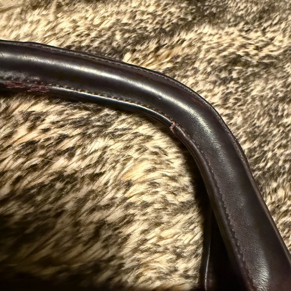 Coach Vintage Slim Satchel Burgundy Made in New York - Picture 12 of 16